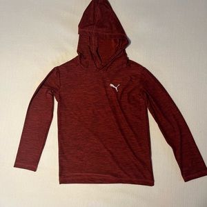 Puma boys size 7/8 hoodie long sleeve top